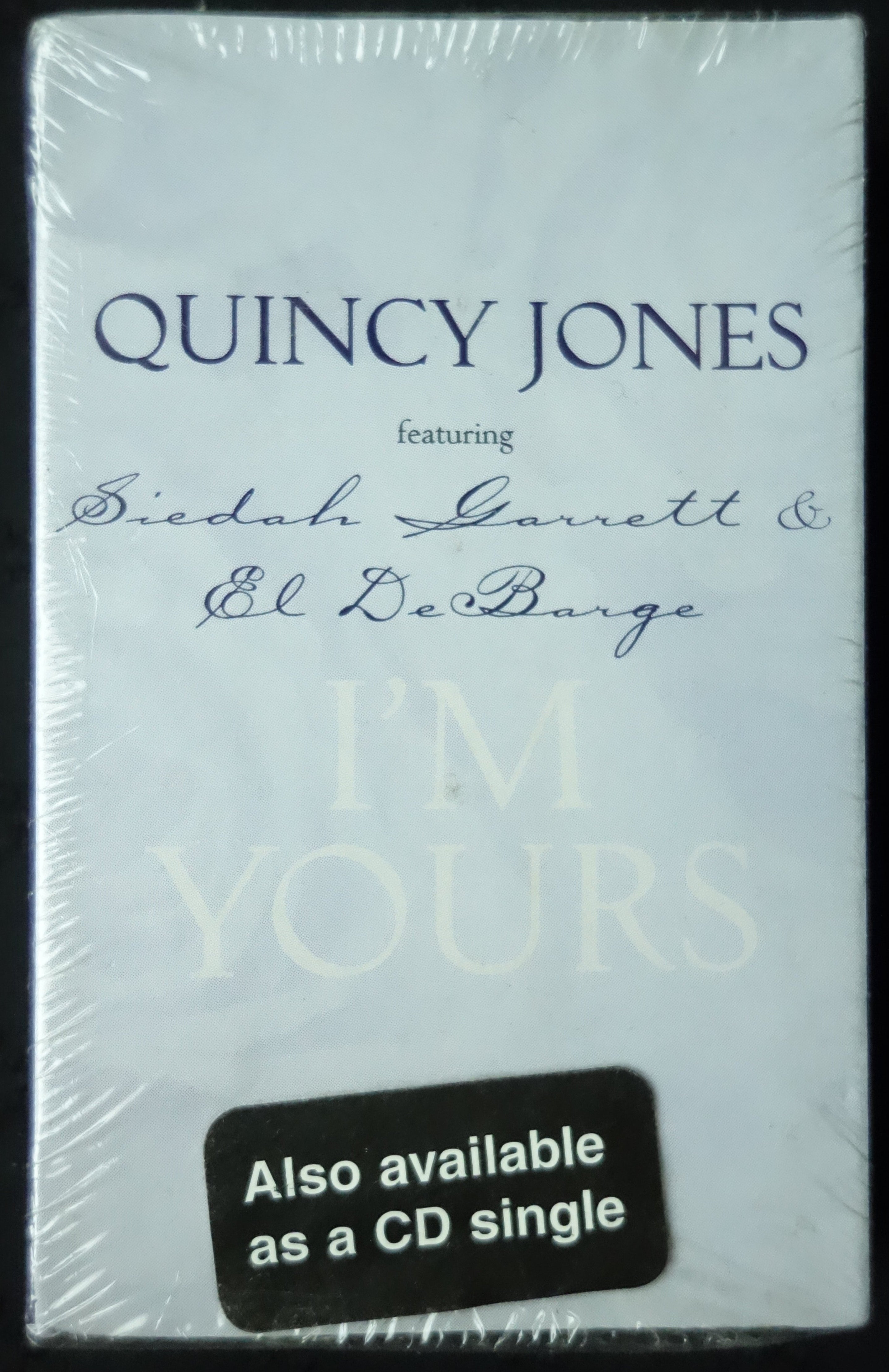 Quincy Jones Featuring Siedah Garrett & El DeBarge "I'm Yours" (Single)-Cassette Tapes-UnDigable Digs