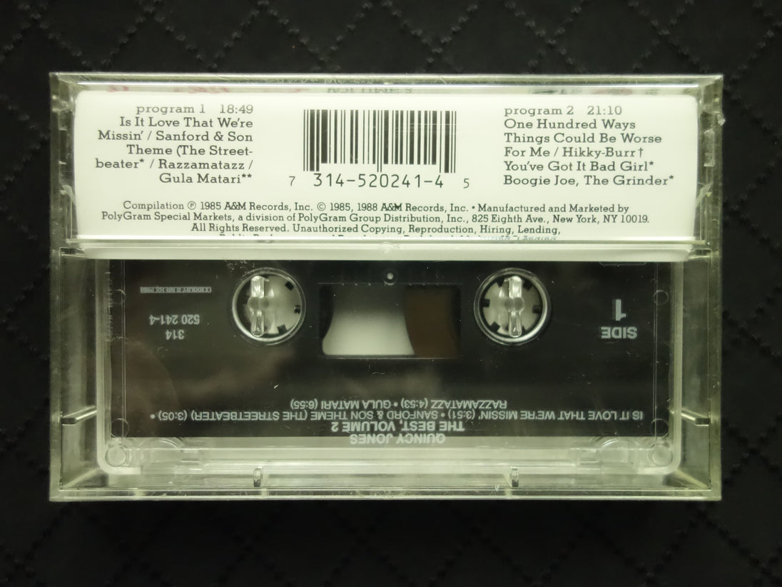 Quincy Jones "The Best Of Quincy Jones, Volume 2"-Cassette Tapes-UnDigable Digs
