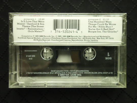 Quincy Jones "The Best Of Quincy Jones, Volume 2"-Cassette Tapes-UnDigable Digs