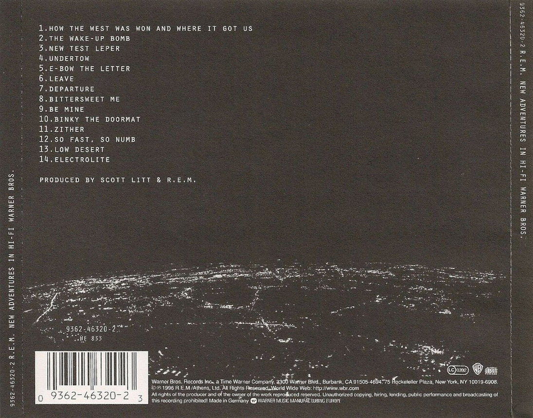 R.E.M. "New Adventures In Hi-Fi" (CD)-CDs-UnDigable Digs