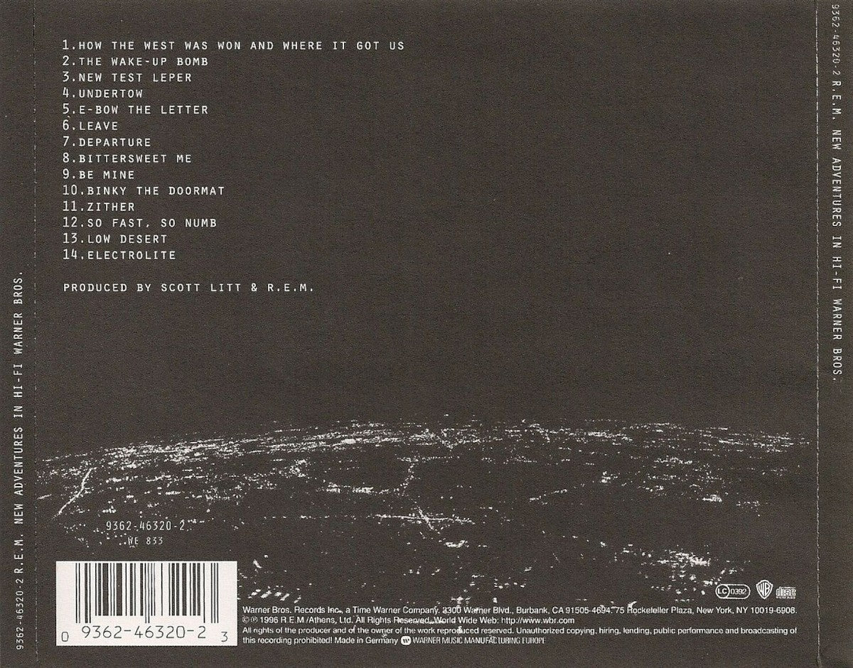 R.E.M. "New Adventures In Hi-Fi" (CD)-CDs-UnDigable Digs