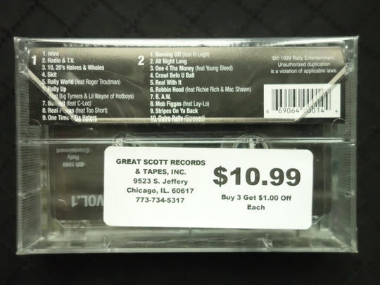 Rally Boys "Rally World Vol. 1"-Cassette Tapes-UnDigable Digs