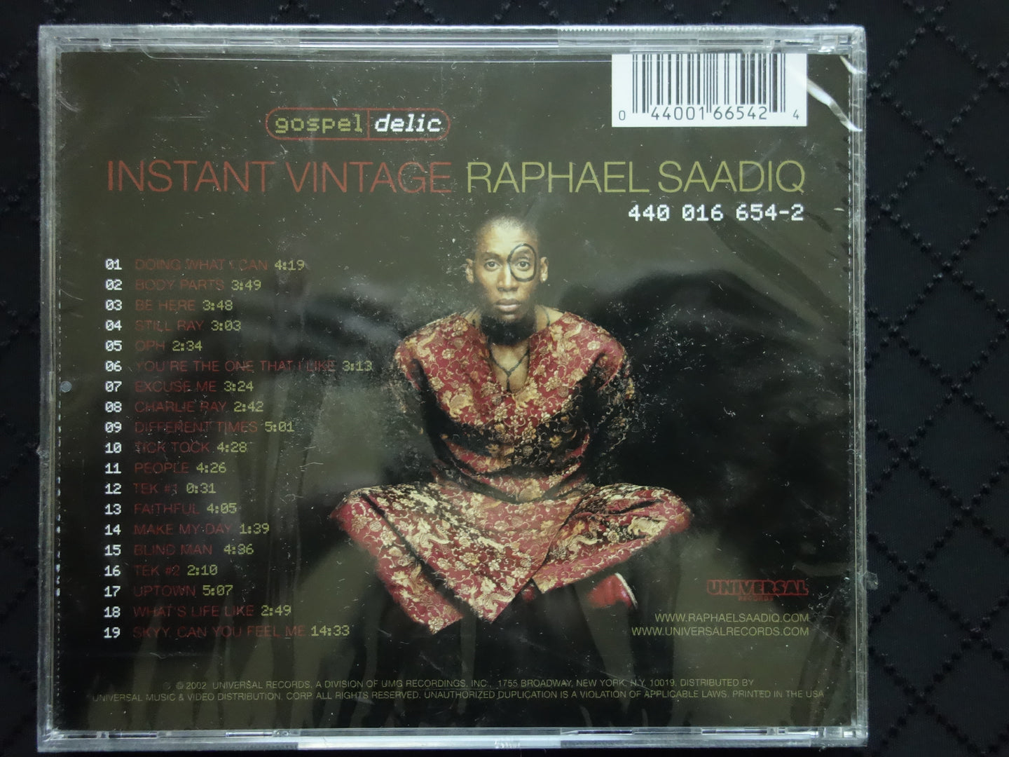 Raphael Saadiq "Instant Vintage" (CD)-CDs-UnDigable Digs