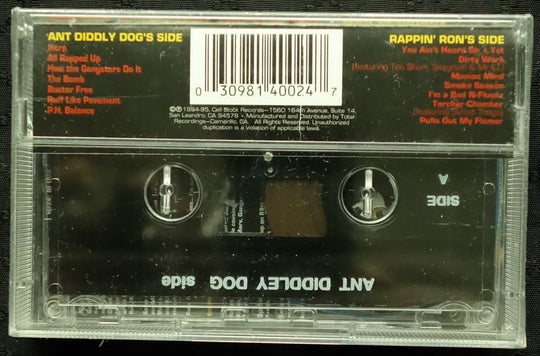 Rappin' Ron & Ant Diddley Dog "Bad N-Fluenz"-Cassette Tapes-UnDigable Digs