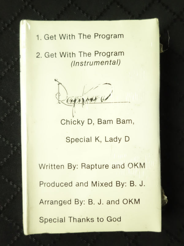Rapture "Get With The Program" (Single)-Cassette Tapes-UnDigable Digs