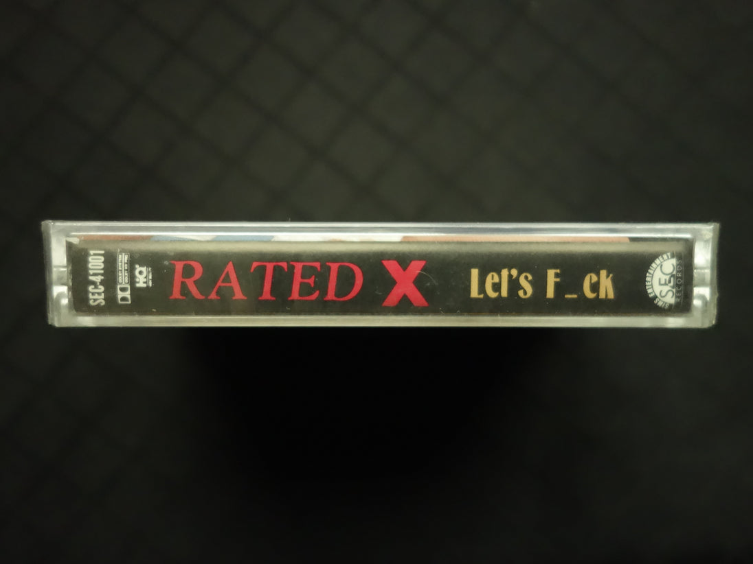 Rated X "Let's Fuck" (Single)-Cassette Tapes-UnDigable Digs