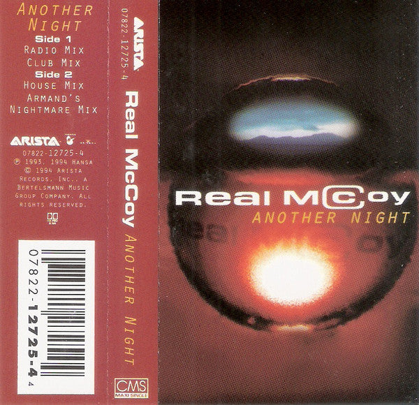 Real McCoy "Another Night" (Maxi-Single)-Cassette Tapes-UnDigable Digs