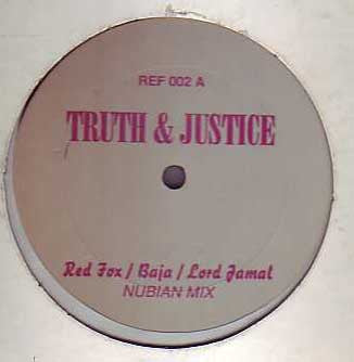 Red Fox / Baja / Lord Jamal "Truth & Justice" (12" Single)-Vinyl Records-UnDigable Digs