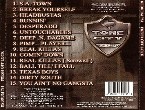 Redrum 781 "Fresh Off Lock" (CD)-CDs-UnDigable Digs