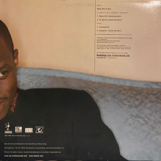 Rell f; Amil "When Will U See" (12" Single)-Vinyl Records-UnDigable Digs