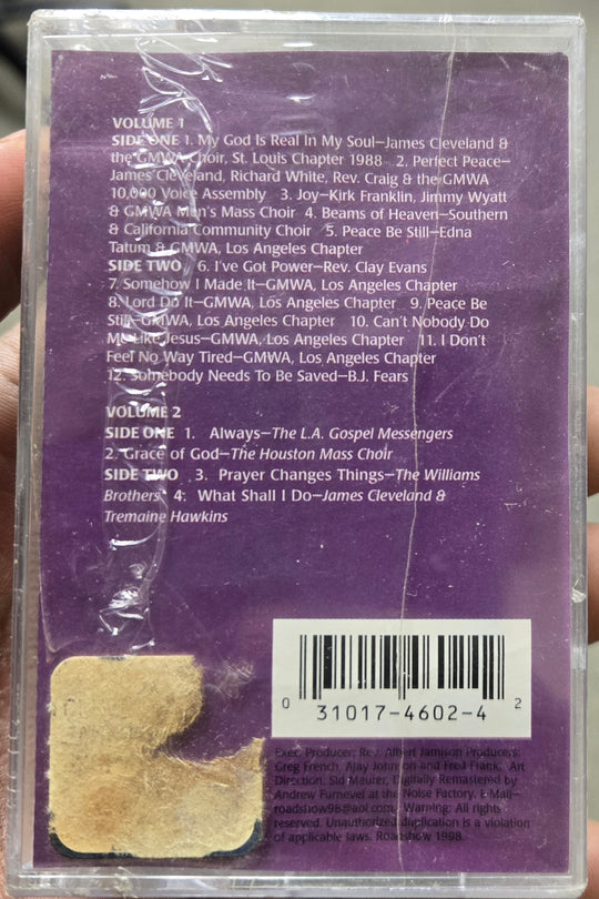 Rev. Albert Jamison Presents: Rev. James Cleveland & Legends of the GMWA (2xCass)-Cassette Tapes-UnDigable Digs
