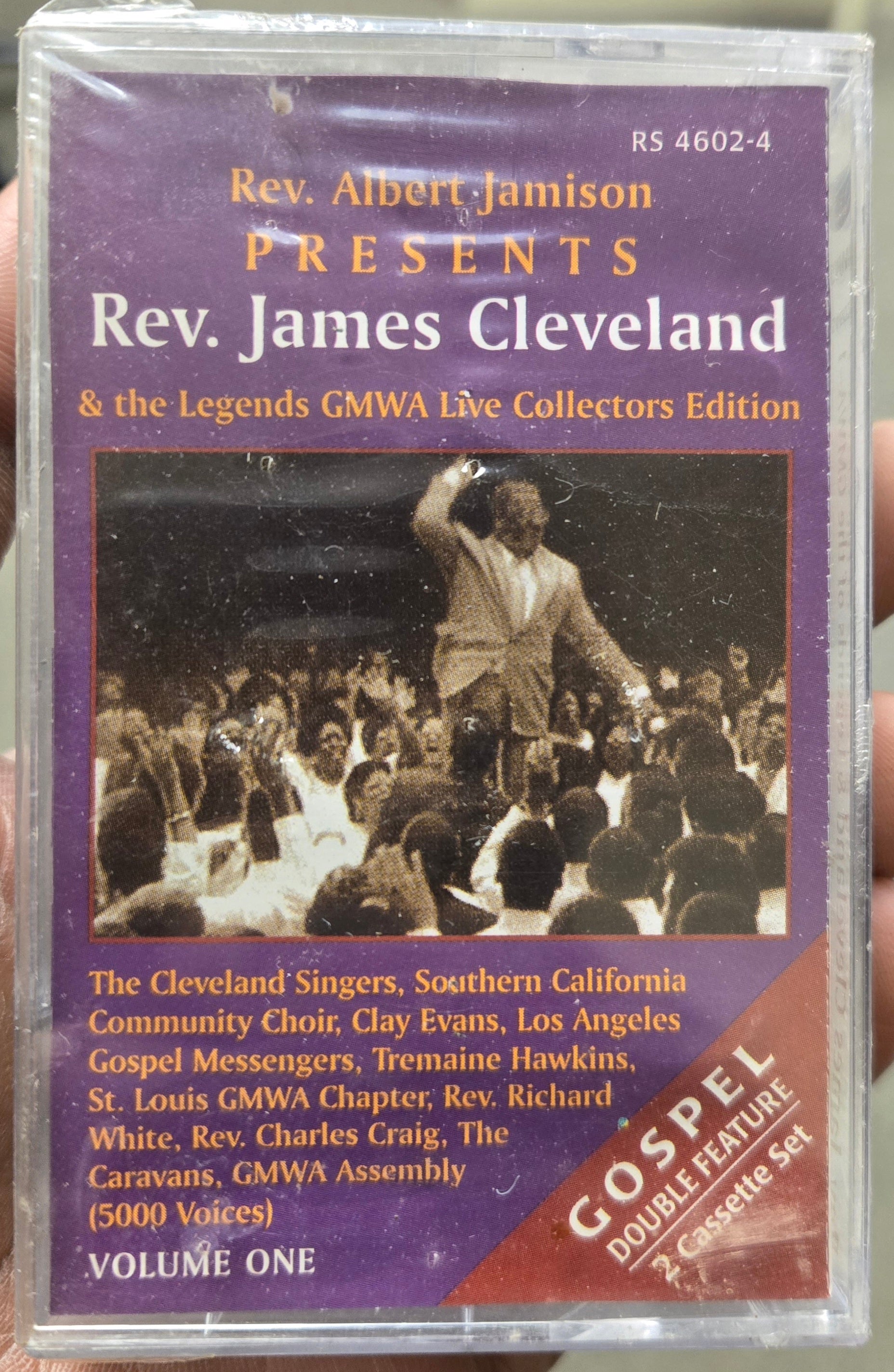 Rev. Albert Jamison Presents: Rev. James Cleveland & Legends of the GMWA (2xCass)-Cassette Tapes-UnDigable Digs