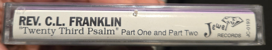 Rev. C.L. Franklin "Twenty Third Psalm (Part One and Part Two)"-Cassette Tapes-UnDigable Digs