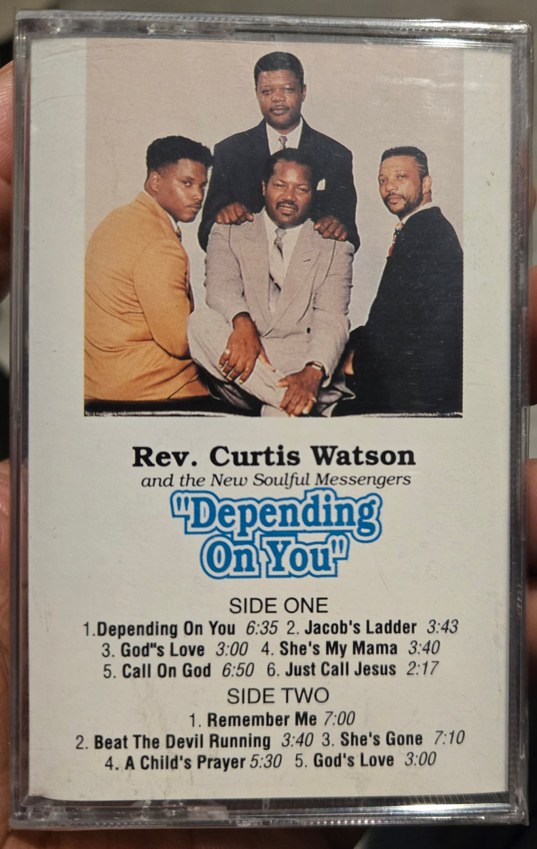 Rev. Curtis Watson and the New Soulful Messengers "Depending On You"-Cassette Tapes-UnDigable Digs