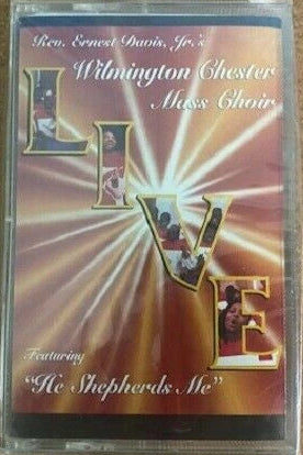 Rev. Ernest Davis Jr.’s Wilmington Chester Mass Choir "Live" (Featuring "He Shepherds Me")-Cassette Tapes-UnDigable Digs