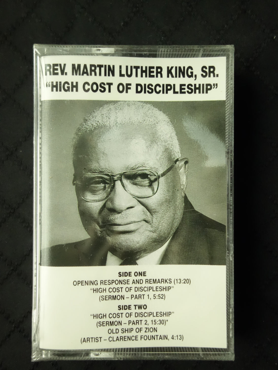 Rev. Martin Luther King, Sr. "High Cost Of Discipleship"-Cassette Tapes-UnDigable Digs
