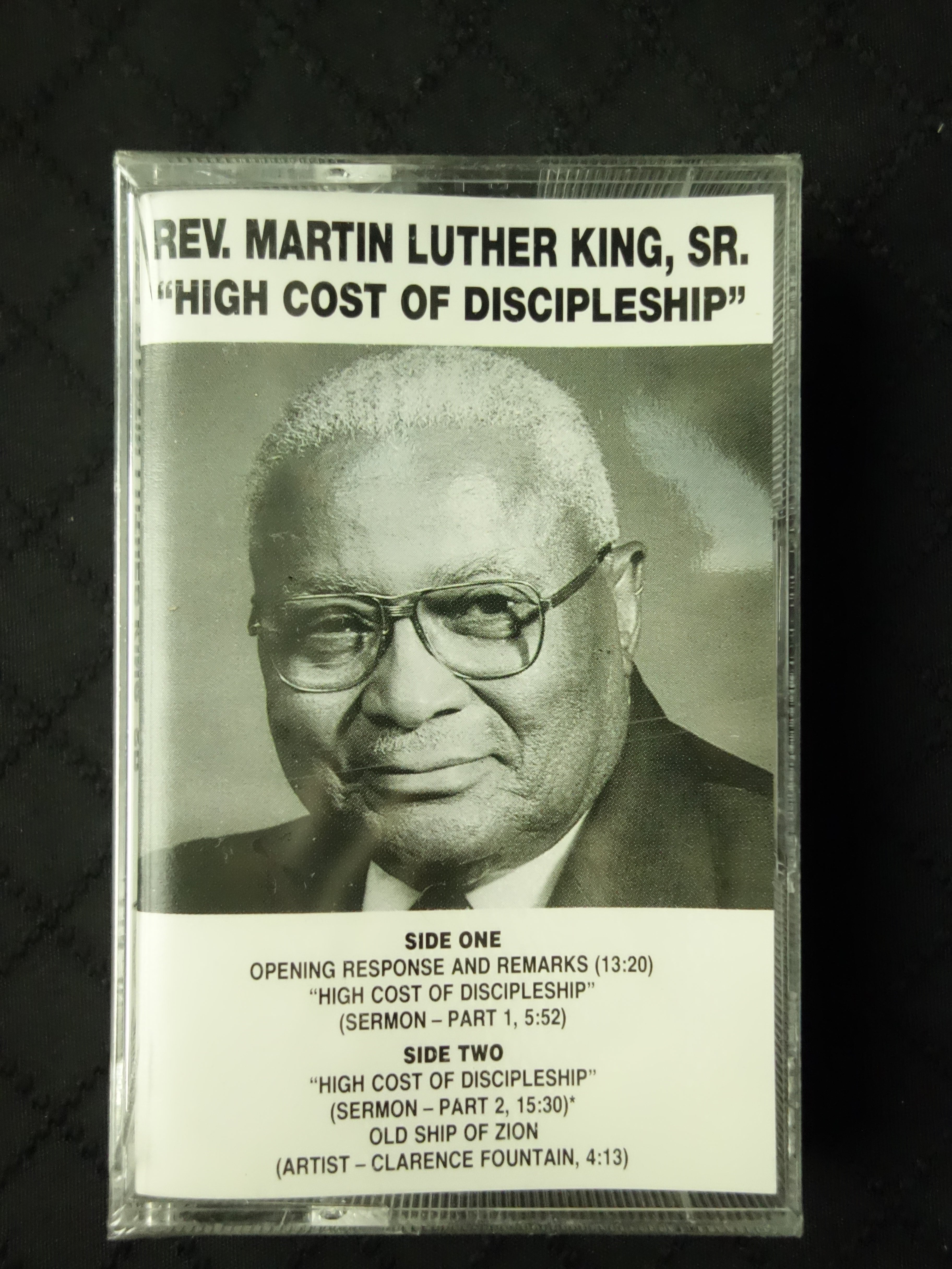 Rev. Martin Luther King, Sr. "High Cost Of Discipleship"-Cassette Tapes-UnDigable Digs