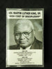Rev. Martin Luther King, Sr. "High Cost Of Discipleship"-Cassette Tapes-UnDigable Digs