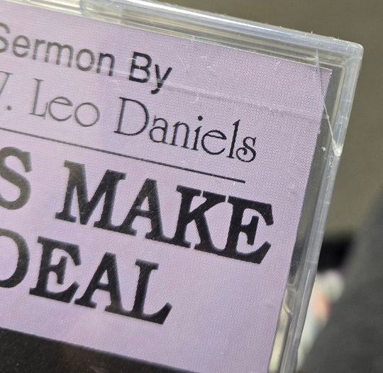 Rev. W. Leo Daniels "Let's Make A Deal"-Cassette Tapes-UnDigable Digs