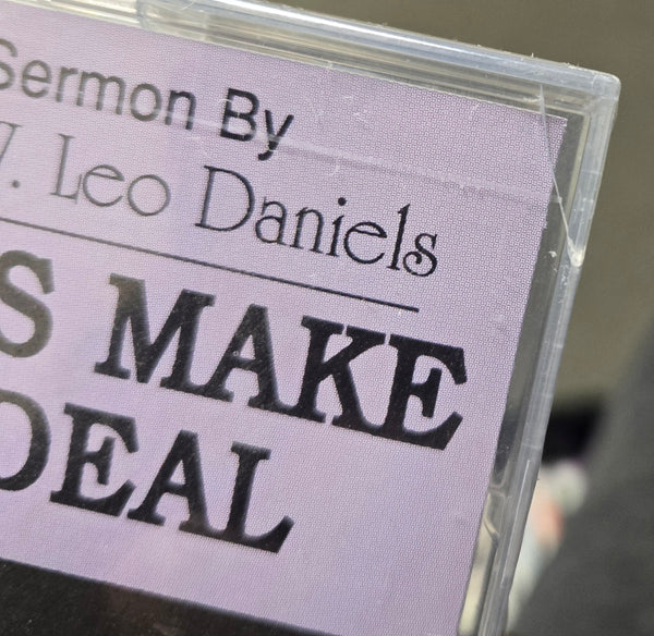 Rev. W. Leo Daniels "Let's Make A Deal"-Cassette Tapes-UnDigable Digs