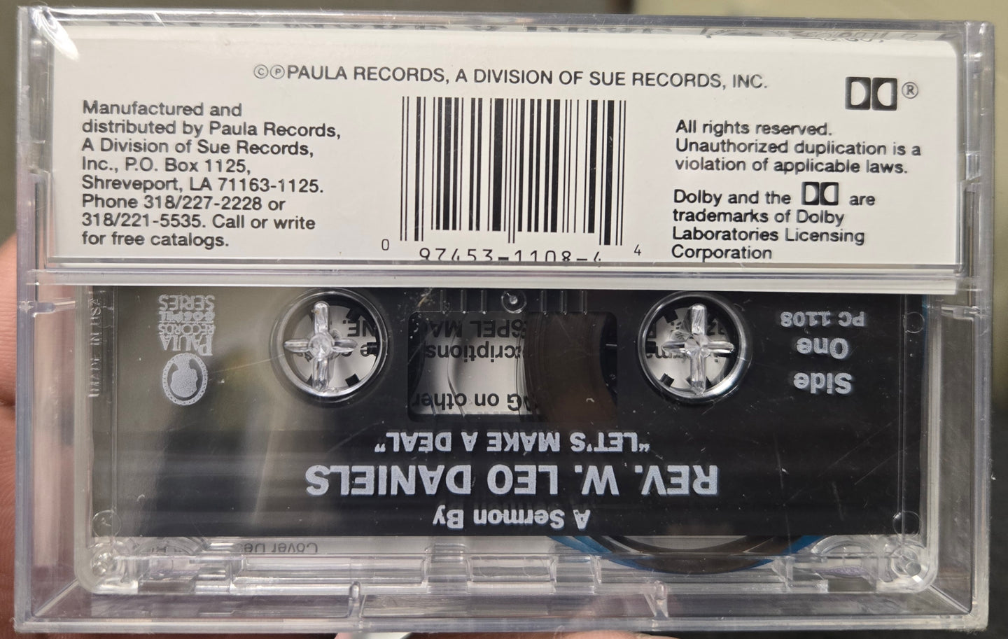 Rev. W. Leo Daniels "Let's Make A Deal"-Cassette Tapes-UnDigable Digs
