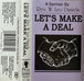 Rev. W. Leo Daniels "Let's Make A Deal"-Cassette Tapes-UnDigable Digs