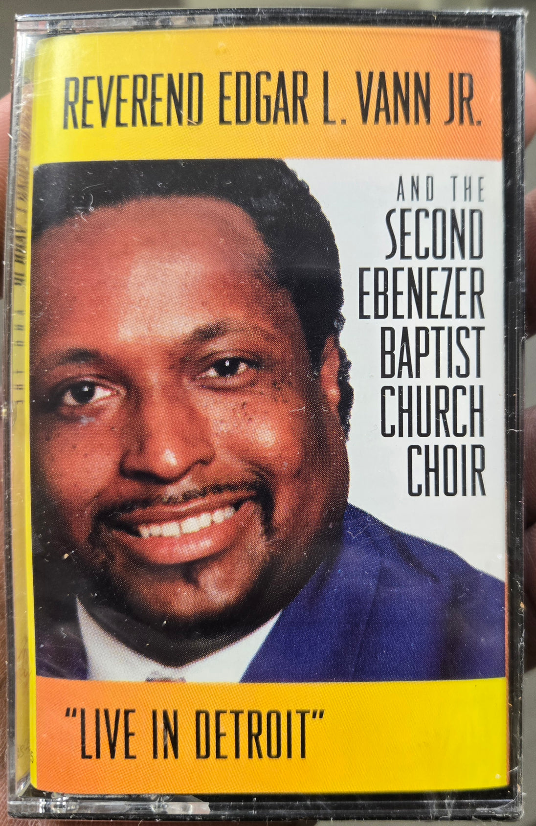 Reverend Edgar L. Vann Jr. and The Second Ebenezer Baptist Church Choir "Live In Detroit"-Cassette Tapes-UnDigable Digs