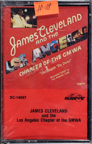 Reverend James Cleveland And The Los Angeles Chapter Of The GMWA "Hallelujah 'Tis Done"-Cassette Tapes-UnDigable Digs