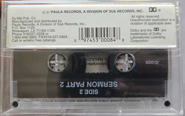 Reverend O.L. Holliday "The Assassination Of President Kennedy And The Crucifixion Of Jesus (Sermon Part 1 & 2)"-Cassette Tapes-UnDigable Digs
