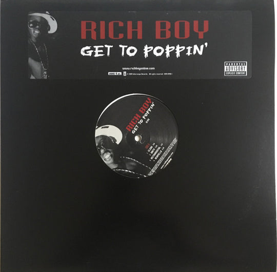 Rich Boy "Get To Poppin'" (12" Single)-Vinyl Records-UnDigable Digs