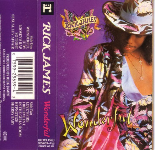 Rick James "Wonderful"-Cassette Tapes-UnDigable Digs