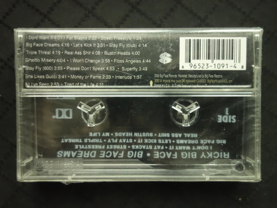 Ricky Big Face "Big Face Dreams"-Cassette Tapes-UnDigable Digs