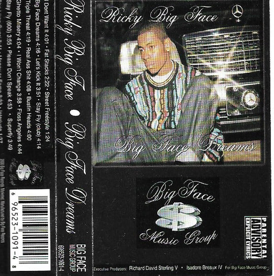 Ricky Big Face "Big Face Dreams"-Cassette Tapes-UnDigable Digs