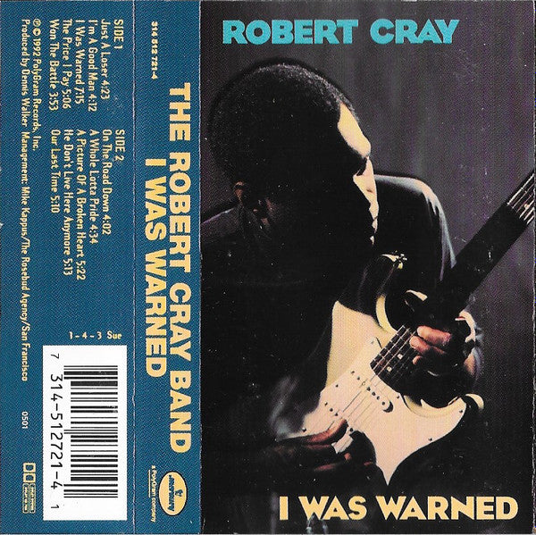 Robert Cray "I Was Warned"-Cassette Tapes-UnDigable Digs