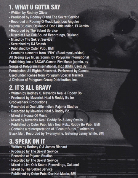 Rodney O "What U Gotta Say" (CD)-CDs-UnDigable Digs