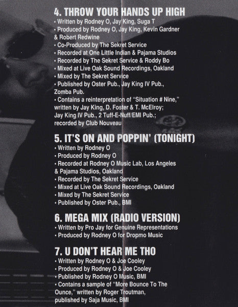 Rodney O "What U Gotta Say" (CD)-CDs-UnDigable Digs