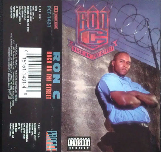 Ron C "Back On The Street"-Cassette Tapes-UnDigable Digs