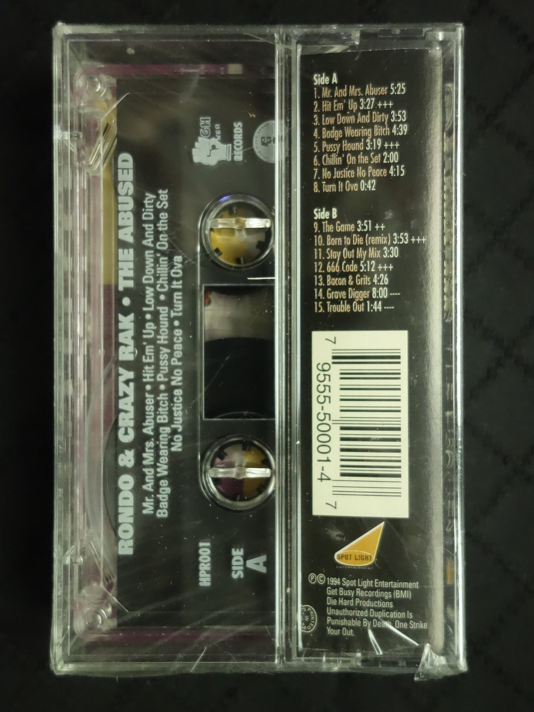 Rondō & Crazy Rak "The Abused"-Cassette Tapes-UnDigable Digs