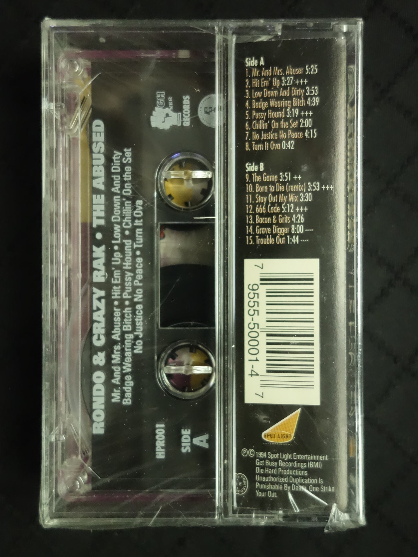 Rondō & Crazy Rak "The Abused"-Cassette Tapes-UnDigable Digs