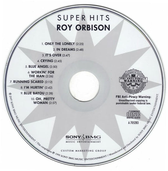 Roy Orbison "Super Hits" (CD)-CDs-UnDigable Digs