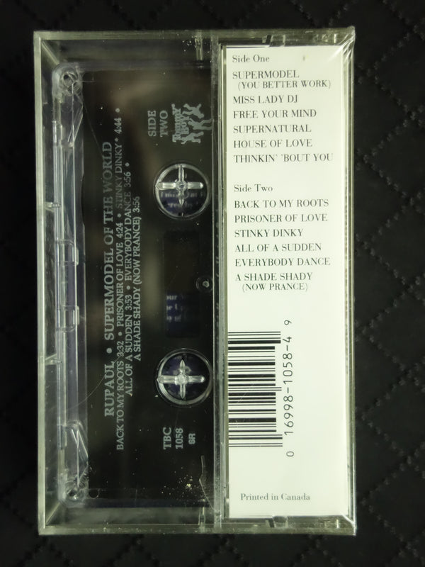 RuPaul "Supermodel Of The World"-Cassette Tapes-UnDigable Digs