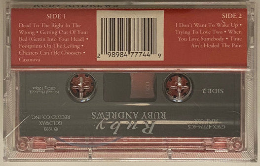 Ruby Andrews "Ruby"-Cassette Tapes-UnDigable Digs