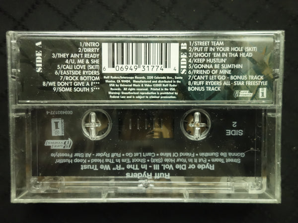 Ruff Ryders "Ryde Or Die Vol. III: In The "R" We Trust"-Cassette Tapes-UnDigable Digs