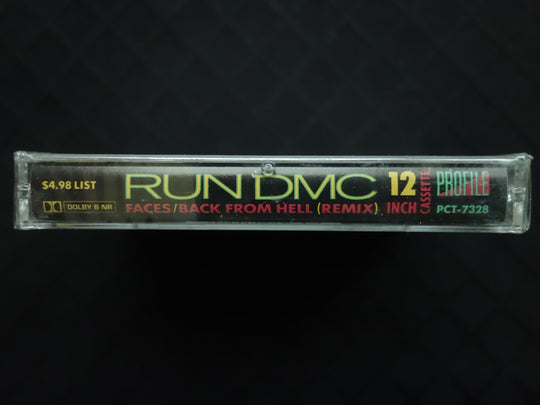Run-DMC ‎"Faces / Back From Hell (Remix)" (Maxi-Single)-Cassette Tapes-UnDigable Digs
