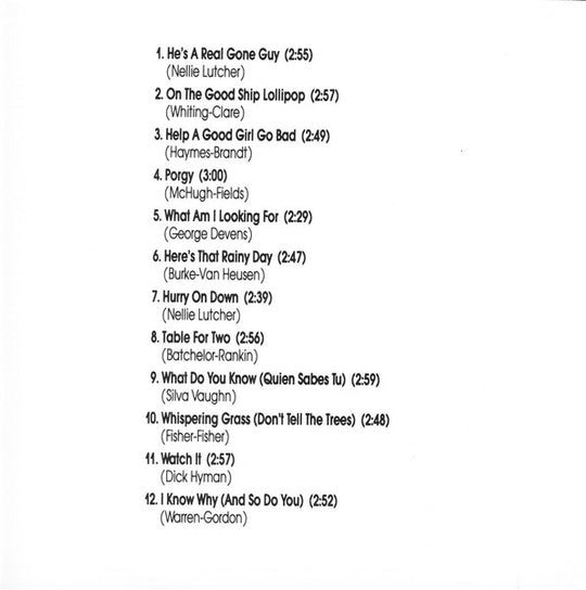 Ruth Brown "Help A Good Girl Go Bad" (CD)-CDs-UnDigable Digs