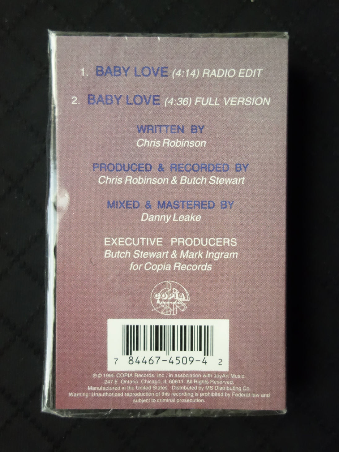 SOL "Baby Love" (Single)-Cassette Tapes-UnDigable Digs