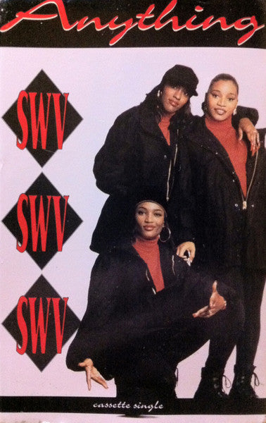 SWV "Anything" (Cassette Single)-Cassette Tapes-UnDigable Digs