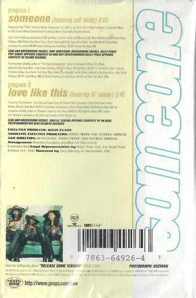 SWV "Someone" (Single)-Cassette Tapes-UnDigable Digs