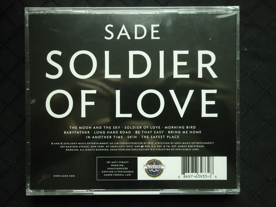 Sade "Soldier Of Love" (CD)-CDs-UnDigable Digs