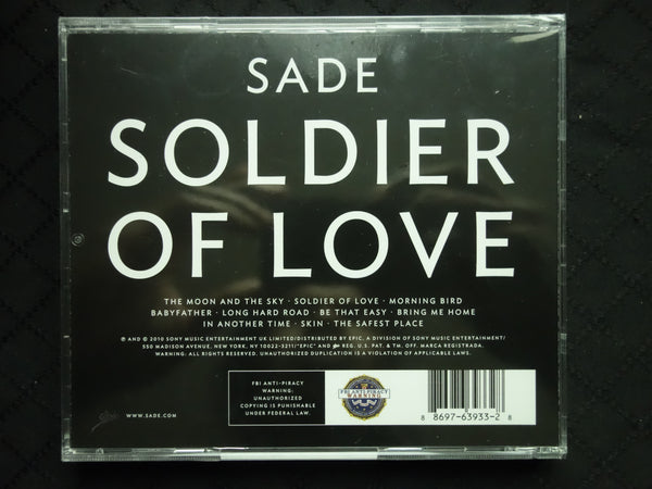 Sade "Soldier Of Love" (CD)-CDs-UnDigable Digs